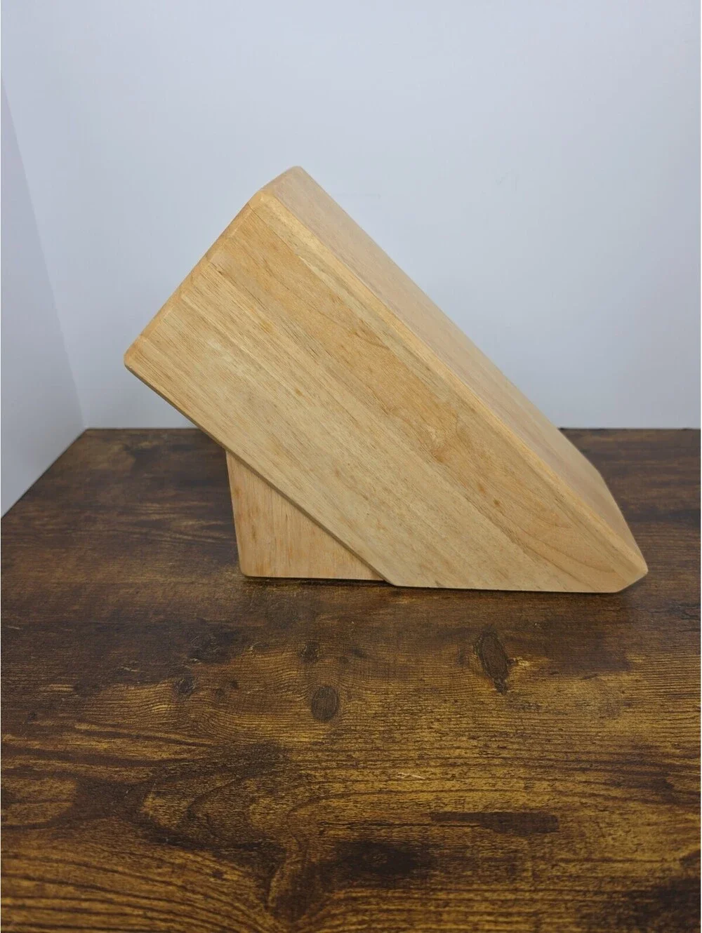 Vintage Chicago Cutlery Knife Block (No Knives Included)